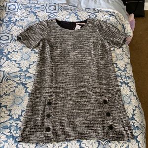 Loft Black and White Dress